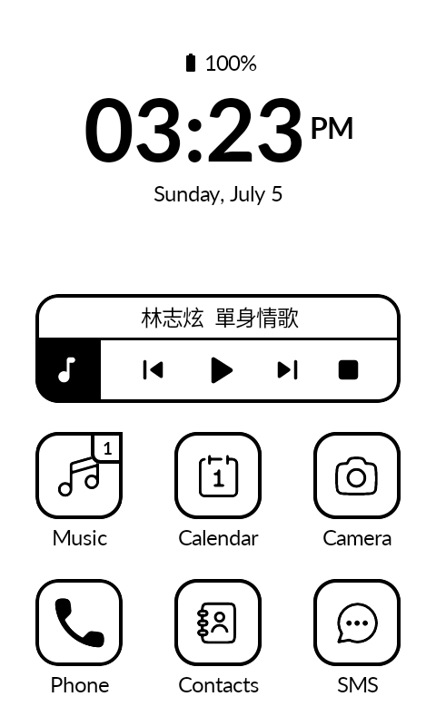 Home without the All Apps button